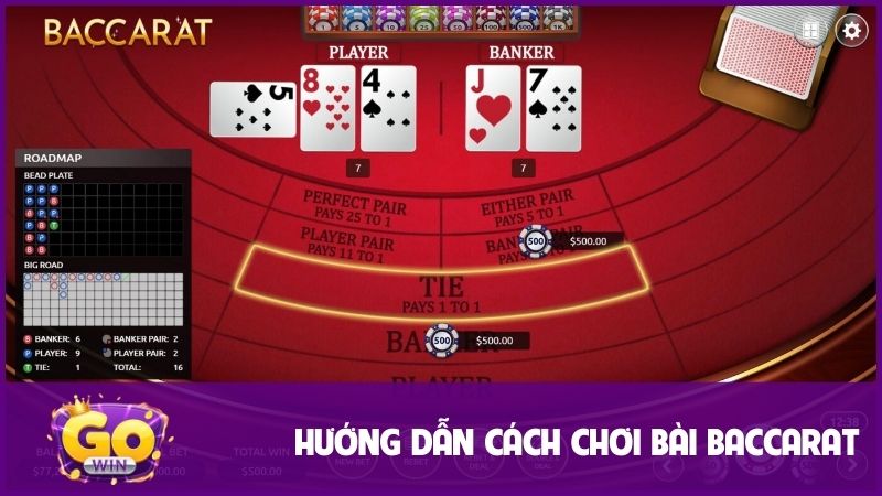 Game bài Baccarat GOWIN - Hướng dẫn cách chơi chi tiết 3 Hướng dẫn cách chơi bài Baccarat cho tân thủ mới vô cùng đơn giản