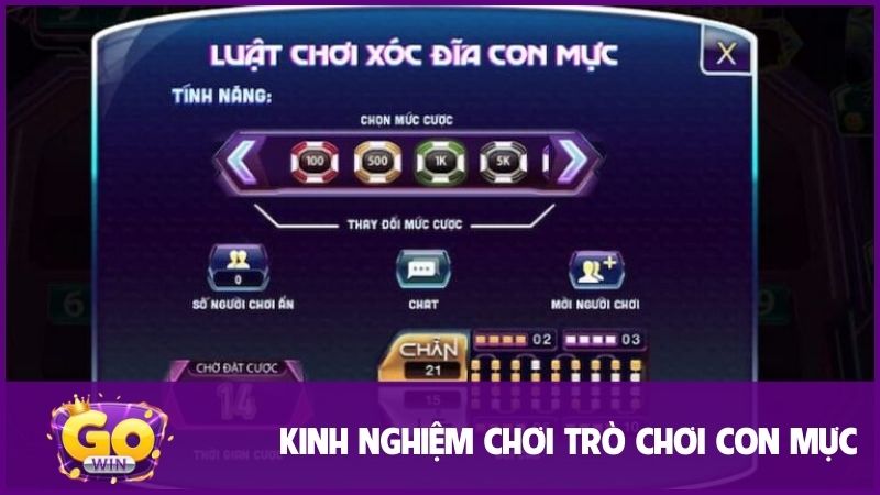 Xóc Đĩa Con Mực - Game Giải Trí Kịch Tính Cho Người Chơi 3 Một số kinh nghiệm hay để tham gia trò chơi con mực