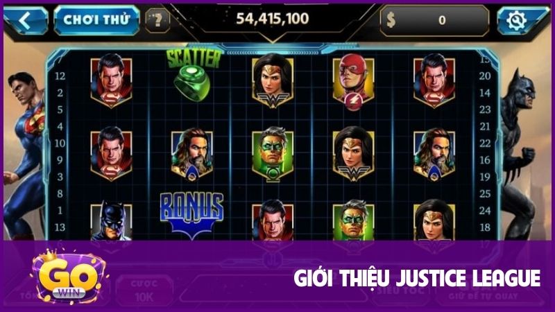 Justice League - Nổ Hũ 50 Củ Siêu Dễ Ăn Trong Năm 2025 1 Giới thiệu đôi nét về slot game Justice LeaGue