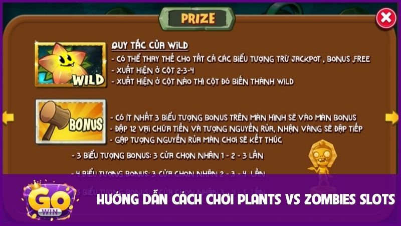 Plants vs Zombies Slots - Slot game vui nhộn cực hấp dẫn 2 Hướng dẫn cách chơi chi tiết về Plants vs Zombies Slots
