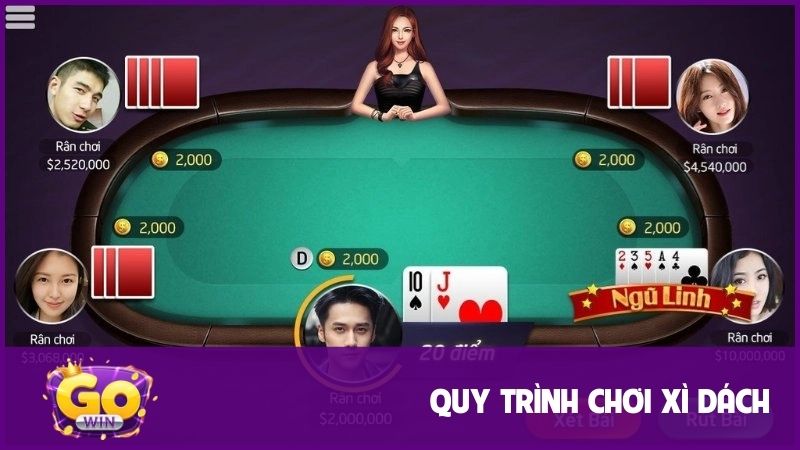 Xì Dách - Game bài quen thuộc với mức thưởng hấp dẫn 2 Quy trình đánh Xì Dách bạn cần nắm